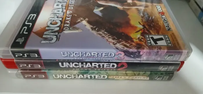Uncharted drake's, 2 e 3 ps3