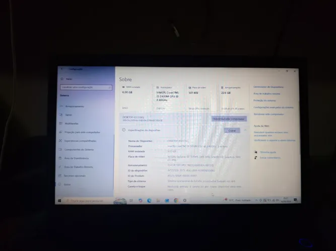Notebook Samsung i5 