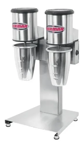 Batedor de Milk Shake Duplo em Aço Inox BM84 Bermar