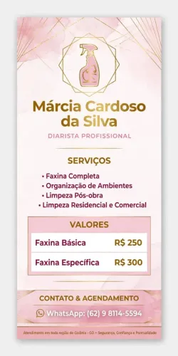 Está precisando de serviço de diarista