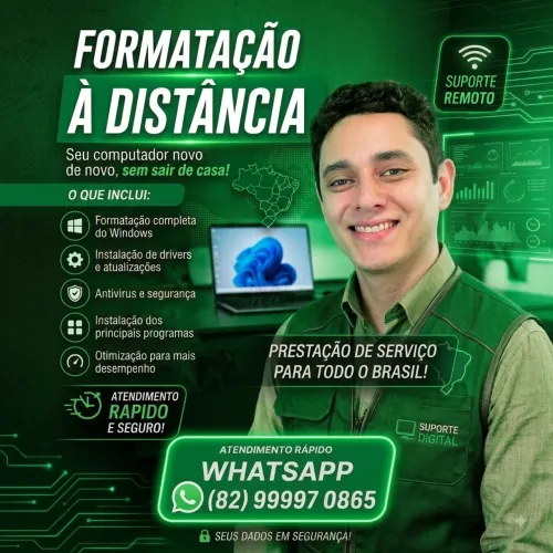 Técnico em Informática - Formatação de Computadores