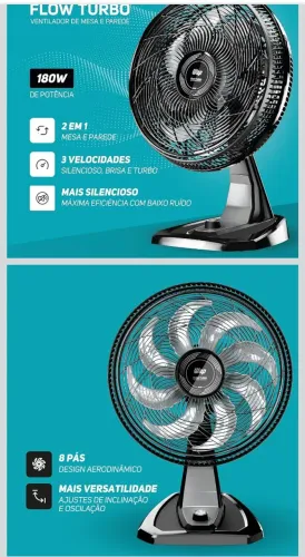 Ventilador wap 50 cm