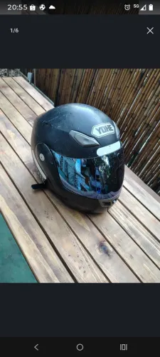 Capacete moto yohe 