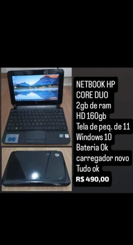 Notebook HP Core Duo Tela 11? - Preço de Oportunidade + Entrega e Garantia