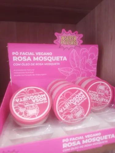 PÓ FACIAL VEGANO ROSA MOSQUETA