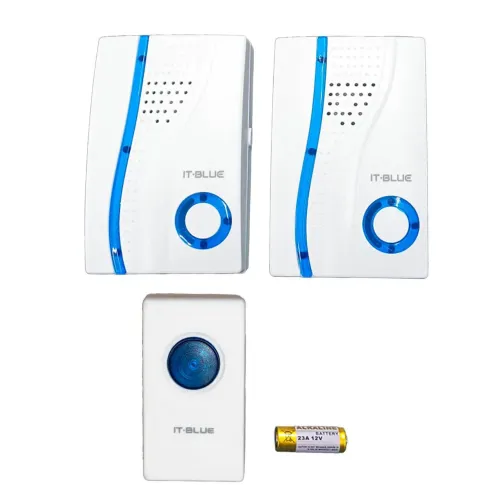 Campainha Sem Fio Dupla 100m 32 Toques Bivolt<br>