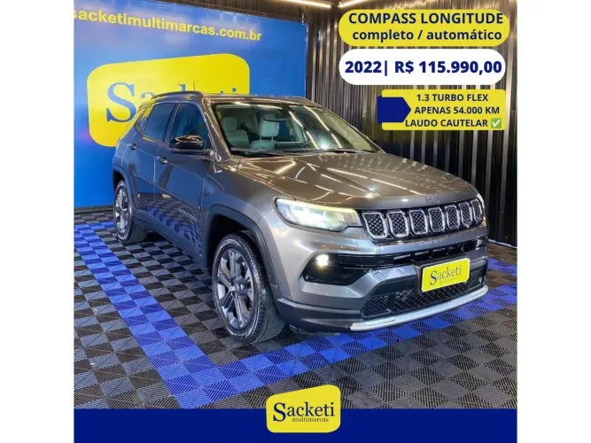 Jeep Compass Long. T270 1.3 TB 4X2 Flex AUT 2022