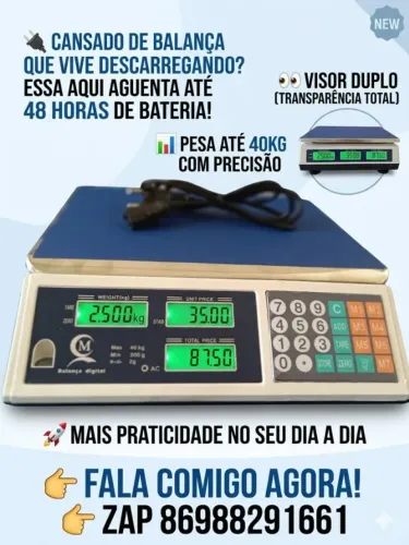 balança digital eletronica 40kg