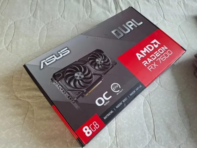 Placa De Video Asus Dual AMD Radeon RX 7600 EVO OC Edition, 8GB, GDDR6