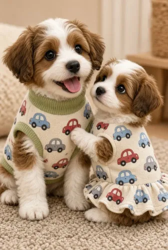 Kit roupas para cães 2 unidades t m porte médio