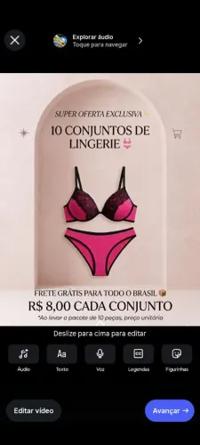  Conjuntos Soutien + calcinha por apenas r$8,00
