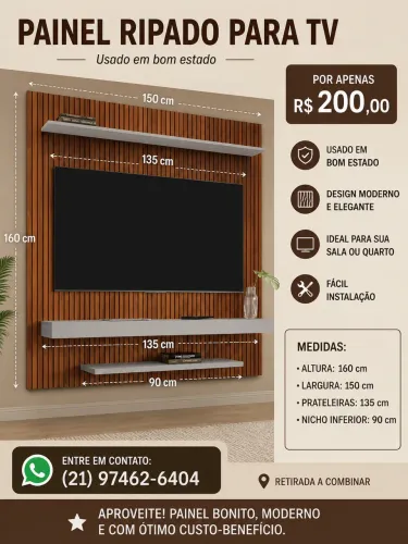 Painel ripado