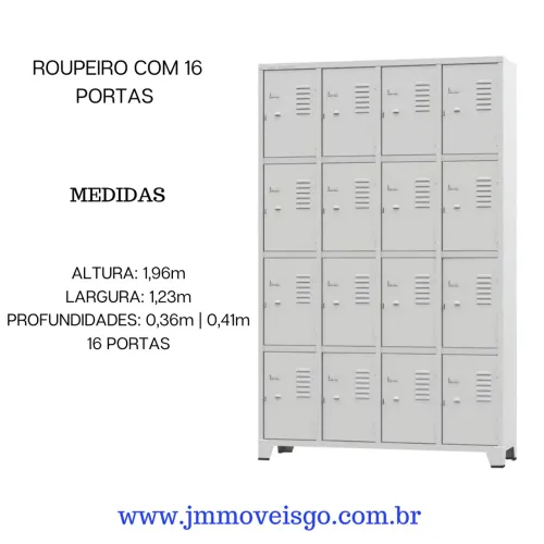 Roupeiro de aço (guarda volumes)