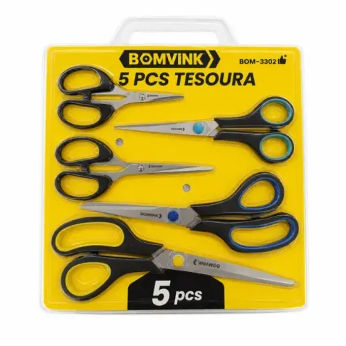 KIT 5 Tesouras Bomvink