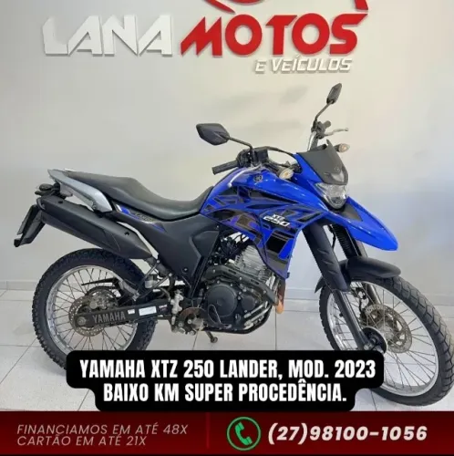 XTZ 250 Lander flex azul 23/23 -Ppara todos os tipos de terrenos. otima procedência