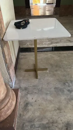 Mesas de Mármore Branco 0,70x0,70