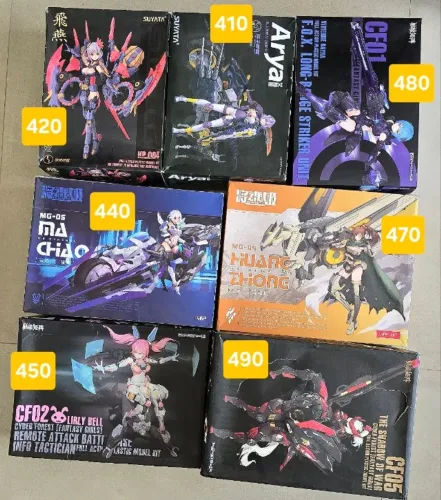 Model Kit (Leia Descriçao) Girls, Gundam, Nuke Matrix etc