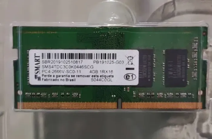 Memória Ram Notebook 4GB 2666MHZ