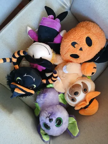 Lote pelúcias halloween
