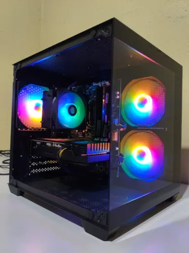 PC Gamer Cubo Black. Baratinho, Custo beneficio VALORANT, LOL, ROBLOX, GTA V, CS2