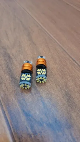 Par de Lâmpadas Led T10 Branca Lanterna Farol