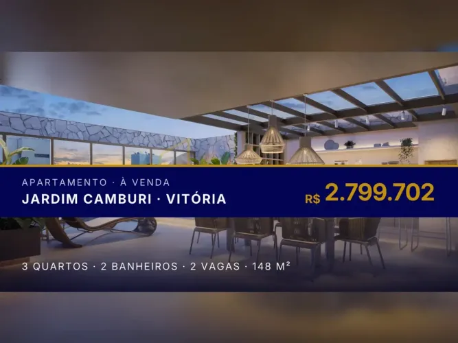 Viva o Extraordinário em Jardim Camburi: Cobertura com Estrutura para Spa
