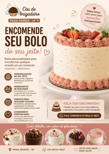 Bolo para festa