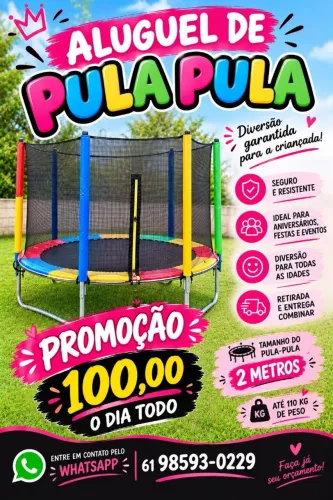 Cama elástica 2m