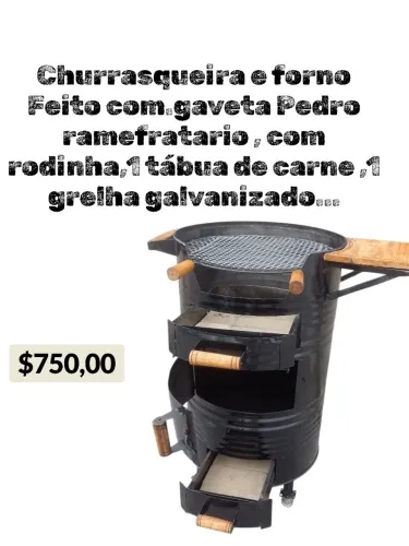 Churrasqueira e forno 