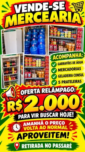 VENDO MERCEARIA COMPLETA 
