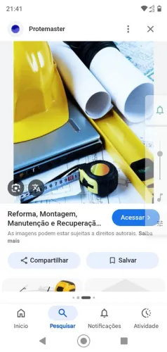 Reforma em geral.