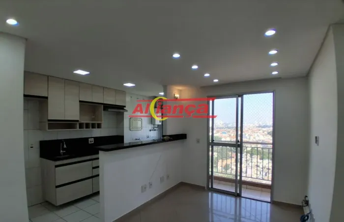Apartamento para alugar com 2 quartos - 49 m² - Vila Rio de Janeiro - Guarulhos/SP