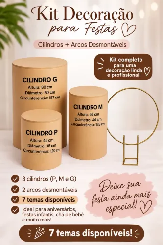 Vendo kit completo para decoração de festas ?