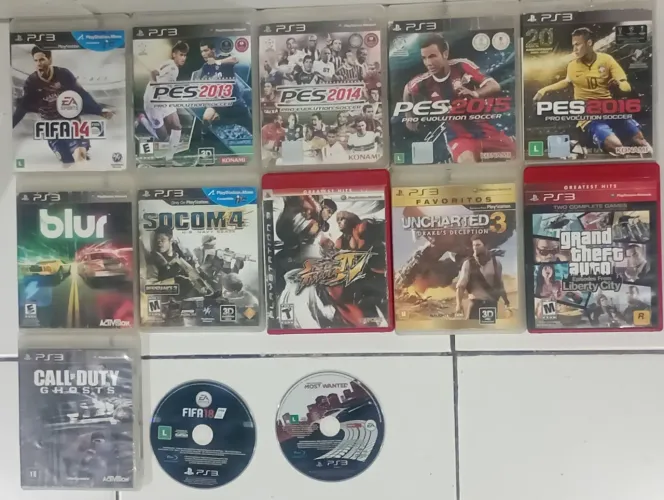 Jogos mídia física ps 3