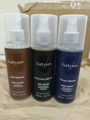 Kit Clássicos Masculinos - Bold Homme, Seduction Homme e Ocean Homme