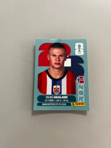 Figurinha Erling Haaland Copa do Mundo 2026 Original Panini