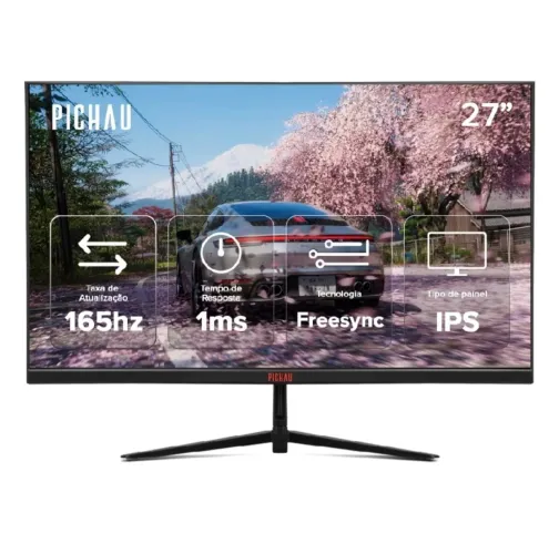 Monitor Pichau Athen - 27 polegadas, 2k QuadHD, Tela IPS, 1ms, 165hz, 1 ANO DE GARANTIA
