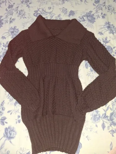 Blusa tricô, marrom nova .M