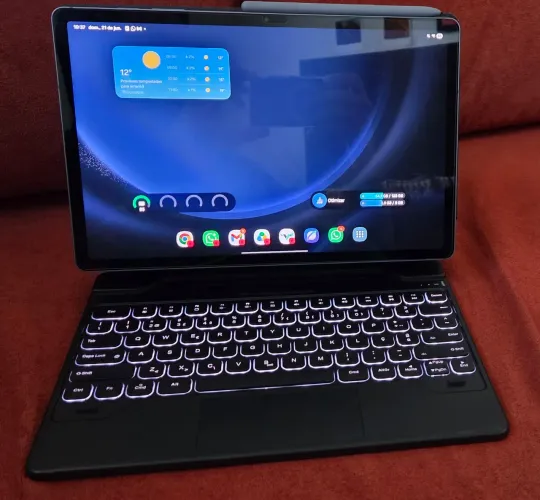 Galaxy Tab S9 Fe + Plus - Tablet Samsung completo com Capa original + Capa teclado