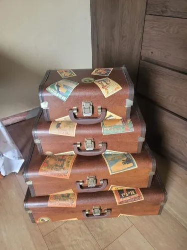 Conjunto de Malas Retrô.