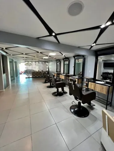 Bancada de barbearia ou salão