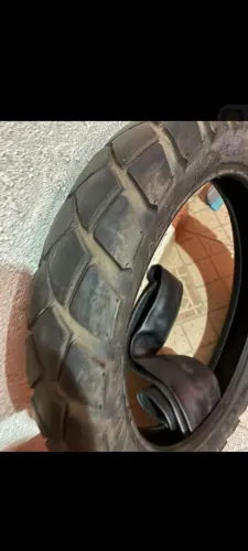 Pneu Metzler dianteiro e traseiro Crosser e Bros 