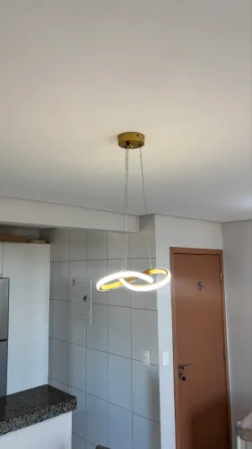 Pendente 3 cores de luz