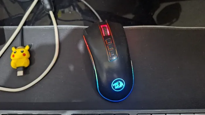 Mouse Gamer Redragon Cobra Preto RGB