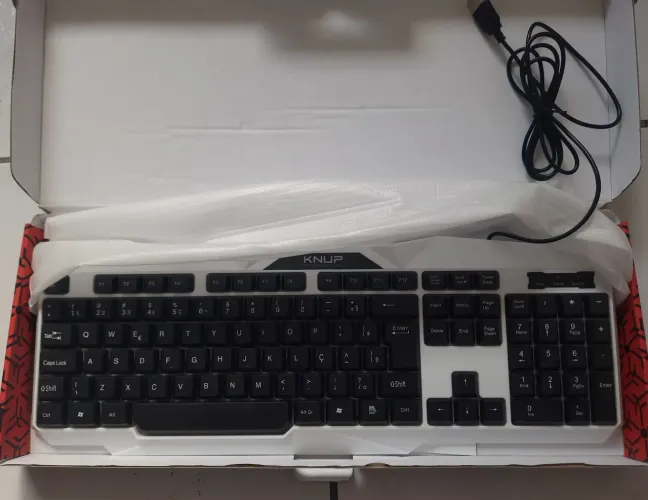 Lote Mouse, Mousepad e Teclado - Gamer.
