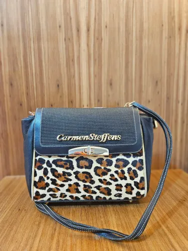 Bolsa Carmen Steffens original - em couro animal print