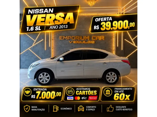 Nissan Versa SL 1.6 16V Flexstart 4P Mec. 2013