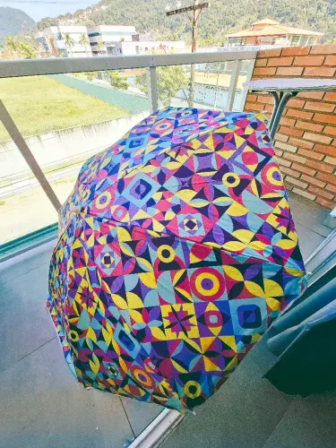 Guarda-sol de praia 1,80 m articulado + BRINDE