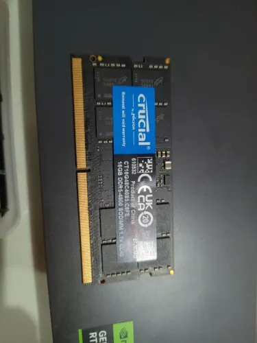 Memória DDR5 16GB Crucial 4800 mhz Notebook