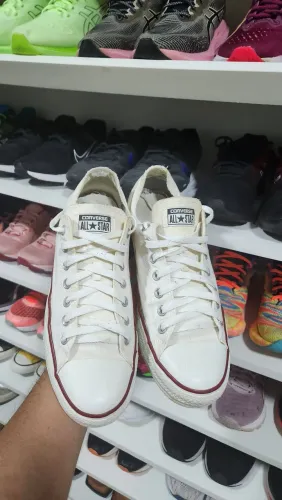 Tênis Converse All Star Original Cano Baixo Número 43 Branco